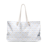 Floral Heart Pattern Weekender Bag – Pastel Travel Tote