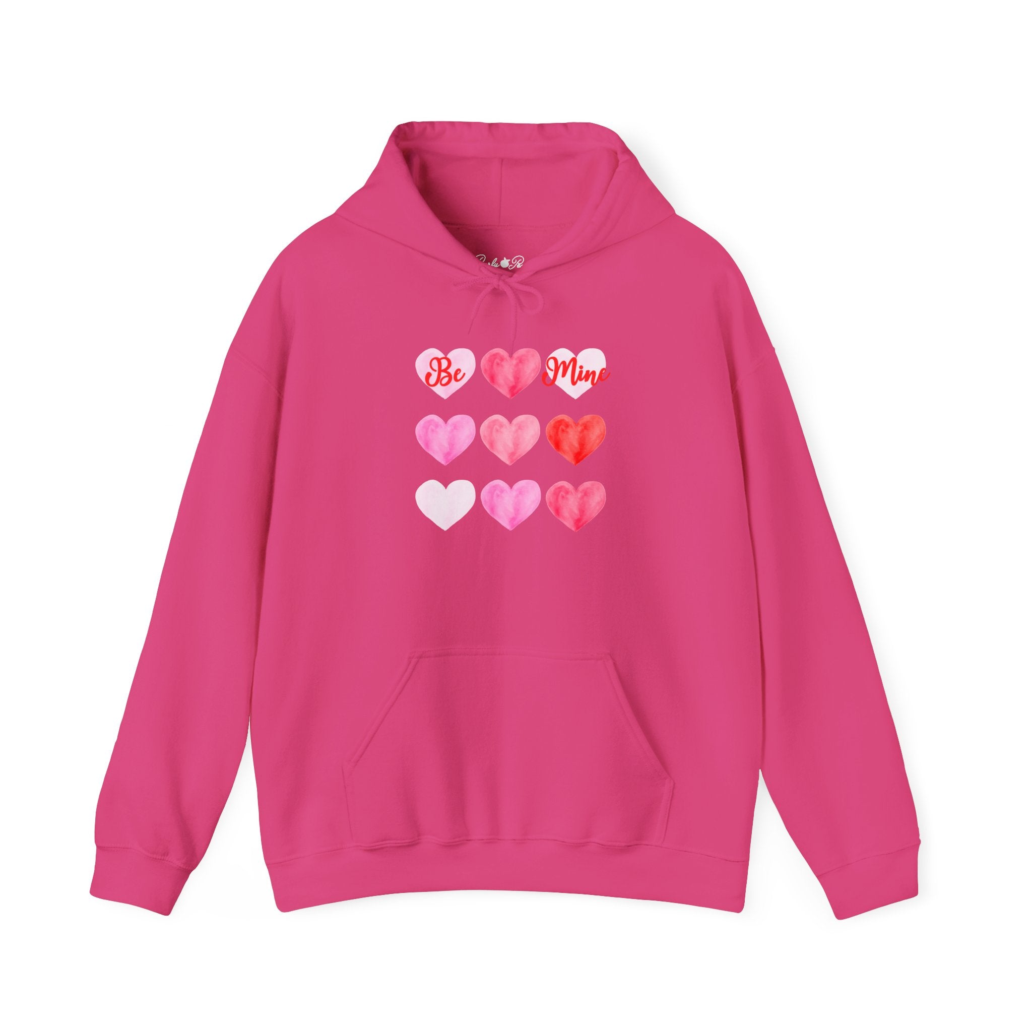 Valentine 'Be Mine' Heart Grid Hoodie