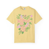 Blessed Floral T-Shirt — Pastel Flower Graphic Tee