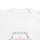 All-American Girl Cutie Floral Graphic Tee