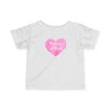 Infant Tee — Pink Heart "Mama's Sweetheart" Baby Shirt