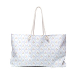 Floral Heart Pattern Weekender Bag – Pastel Travel Tote
