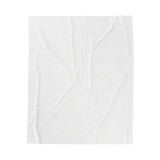 Velveteen Plush Blanket — Pastel Floral Bow Pattern, Soft Baby Throw for Nursery & Gift