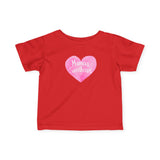 Infant Tee — Pink Heart "Mama's Sweetheart" Baby Shirt