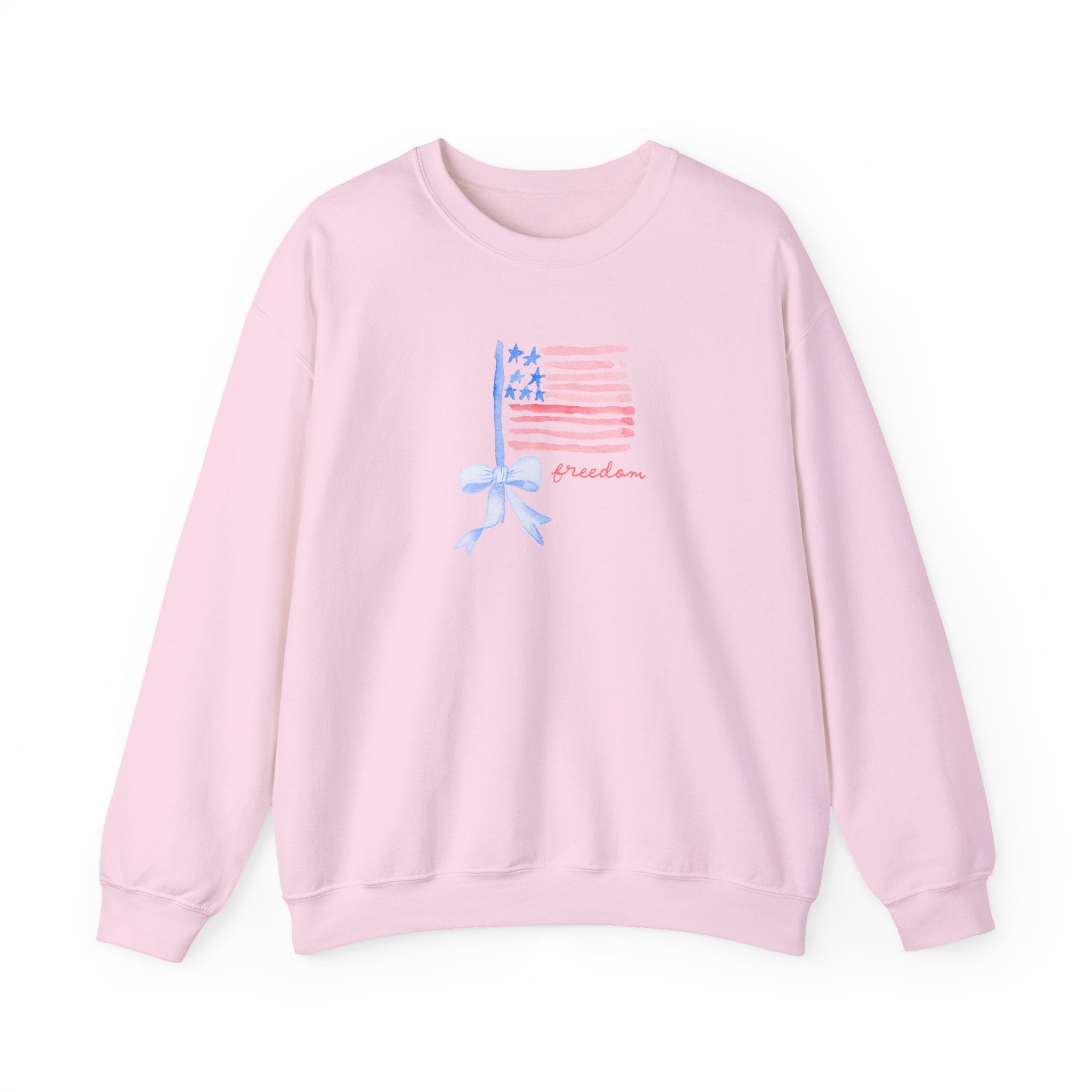 Pastel Freedom Bow Crewneck