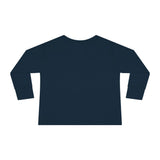 Valentine's Toddler Long Sleeve Tee — Floral Name Wreath