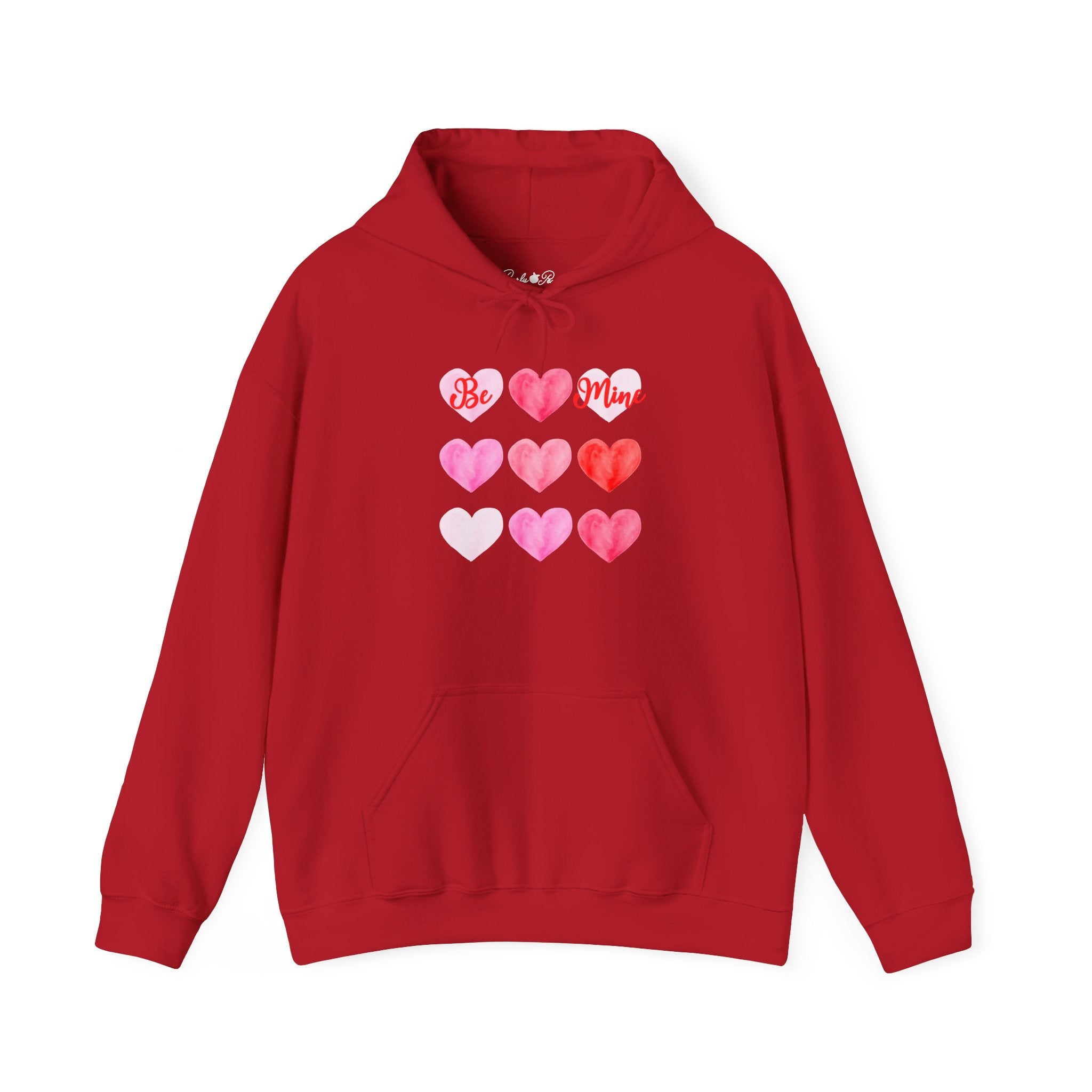 Valentine 'Be Mine' Heart Grid Hoodie