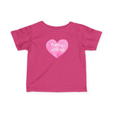 Infant Tee — Pink Heart "Mama's Sweetheart" Baby Shirt