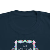 All-American Girl Cutie Floral Graphic Tee