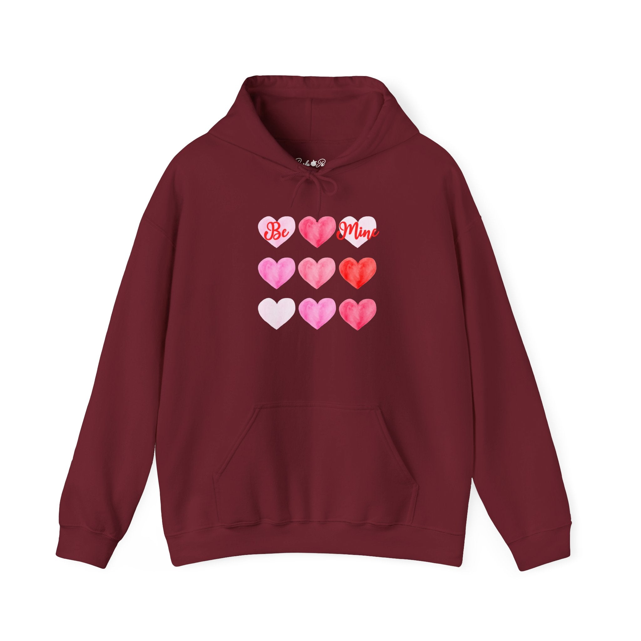 Valentine 'Be Mine' Heart Grid Hoodie