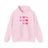 Valentine 'Be Mine' Heart Grid Hoodie