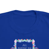 All-American Girl Cutie Floral Graphic Tee