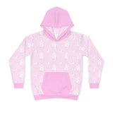 Kids Pink Fairy Castle Hoodie — All-Over Print Children's Pullover