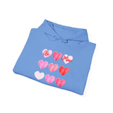 Valentine 'Be Mine' Heart Grid Hoodie