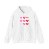 Valentine 'Be Mine' Heart Grid Hoodie