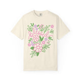 Blessed Floral T-Shirt — Pastel Flower Graphic Tee