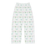Floral Argyle Women's Pajama Pants – Pastel Cozy Lounge Sleepwear