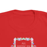 All-American Girl Cutie Floral Graphic Tee