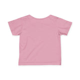 Infant Tee — "Birthday Girl" Pink Floral Cake Baby T‑Shirt