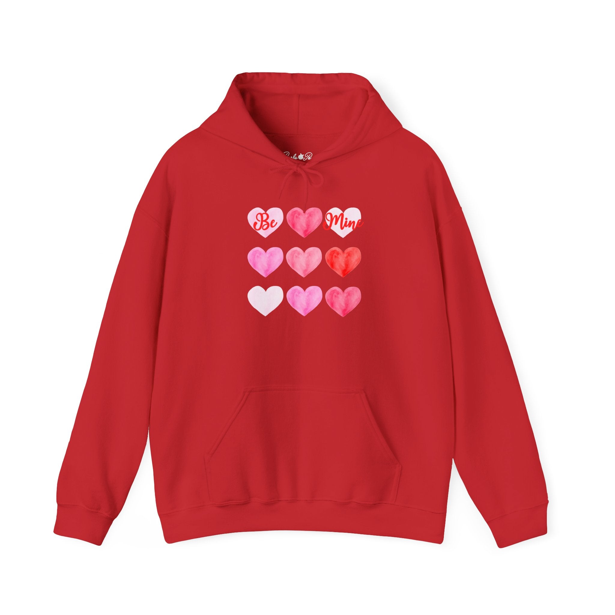 Valentine 'Be Mine' Heart Grid Hoodie