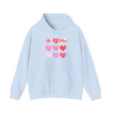 Valentine 'Be Mine' Heart Grid Hoodie