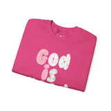 Pastel Blessings Sweatshirt "God Is Good All the Time"