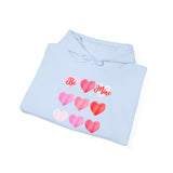 Valentine 'Be Mine' Heart Grid Hoodie