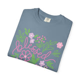 Blessed Floral T-Shirt — Pastel Flower Graphic Tee