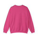 Valentine "Be Mine" Heart Sweatshirt — Cute Pink Lace Candy-Heart Pullover