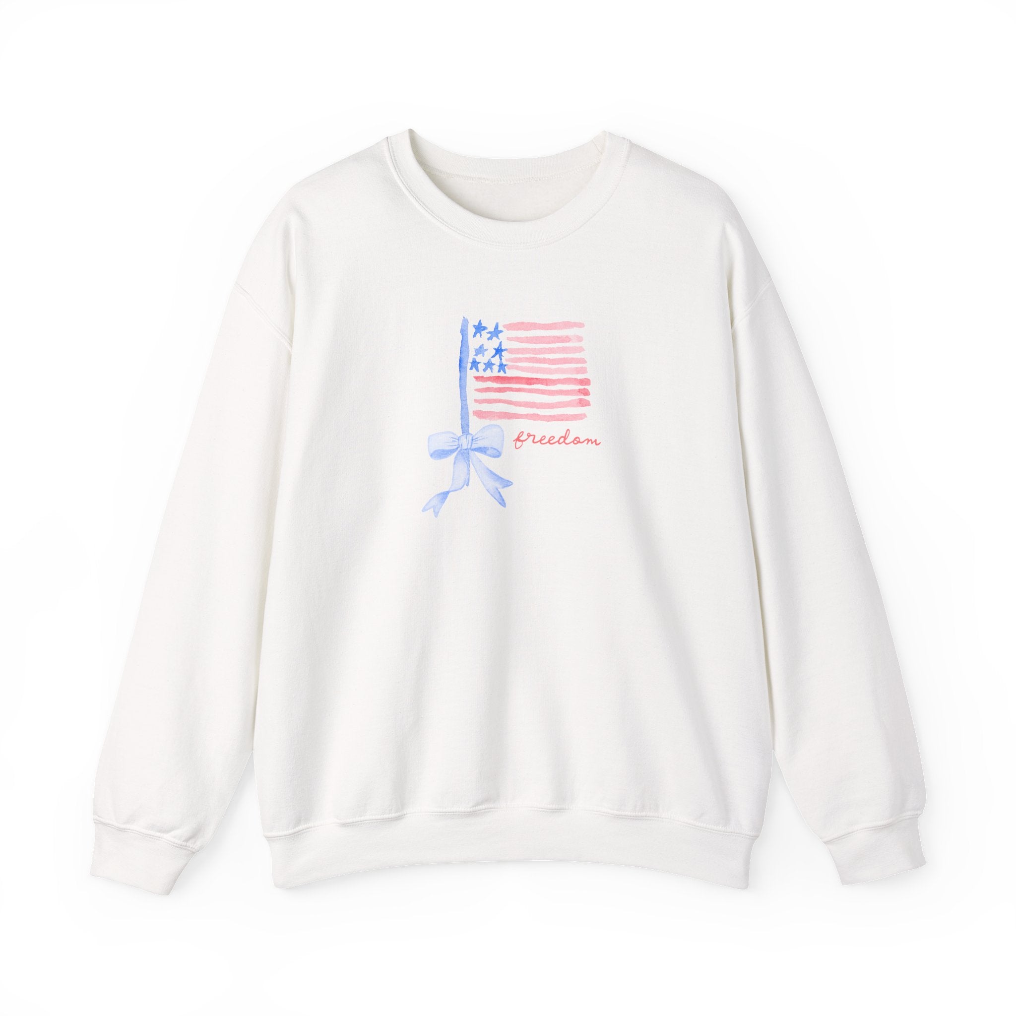 Pastel Freedom Bow Crewneck