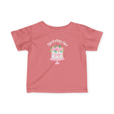 Infant Tee — "Birthday Girl" Pink Floral Cake Baby T‑Shirt