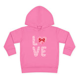 LOVE Mommy & Me Pink Floral Heart Hoodie — Romantic Valentine’s Day Pullover