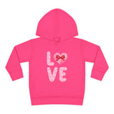 LOVE Mommy & Me Pink Floral Heart Hoodie — Romantic Valentine’s Day Pullover