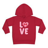 LOVE Mommy & Me Pink Floral Heart Hoodie — Romantic Valentine’s Day Pullover
