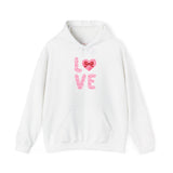 LOVE Mommy & Me Pink Floral Heart Hoodie — Romantic Valentine’s Day Pullover