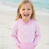 Kids Pink Fairy Castle Hoodie — All-Over Print Children's Pullover