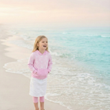 Kids Pink Fairy Castle Hoodie — All-Over Print Children's Pullover