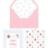 The Berry Sweet Scallop Invitation Suite