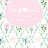 Floral Argyle Women's Pajama Pants – Pastel Cozy Lounge Sleepwear