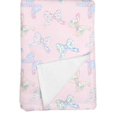 Sugarpink Bow-Kissed Beach Towel