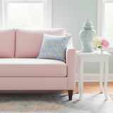 Blushing Ginger Jar Throw Pillow