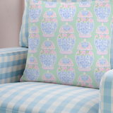 Blushing Ginger Jar Throw Pillow