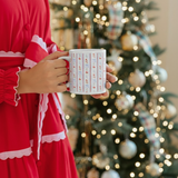 Hollyberry Blue Bow Mug