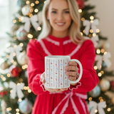 Hollyberry Blue Bow Mug