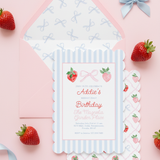 The Berry Sweet Scallop Invitation Suite