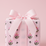 Blush Leopard Ornaments Gift Wrap Set