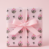 Blush Leopard Ornaments Gift Wrap Set