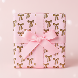 Blush Leopard Ornaments Gift Wrap Set