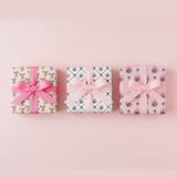 Blush Leopard Ornaments Gift Wrap Set