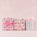 Blush Leopard Ornaments Gift Wrap Set